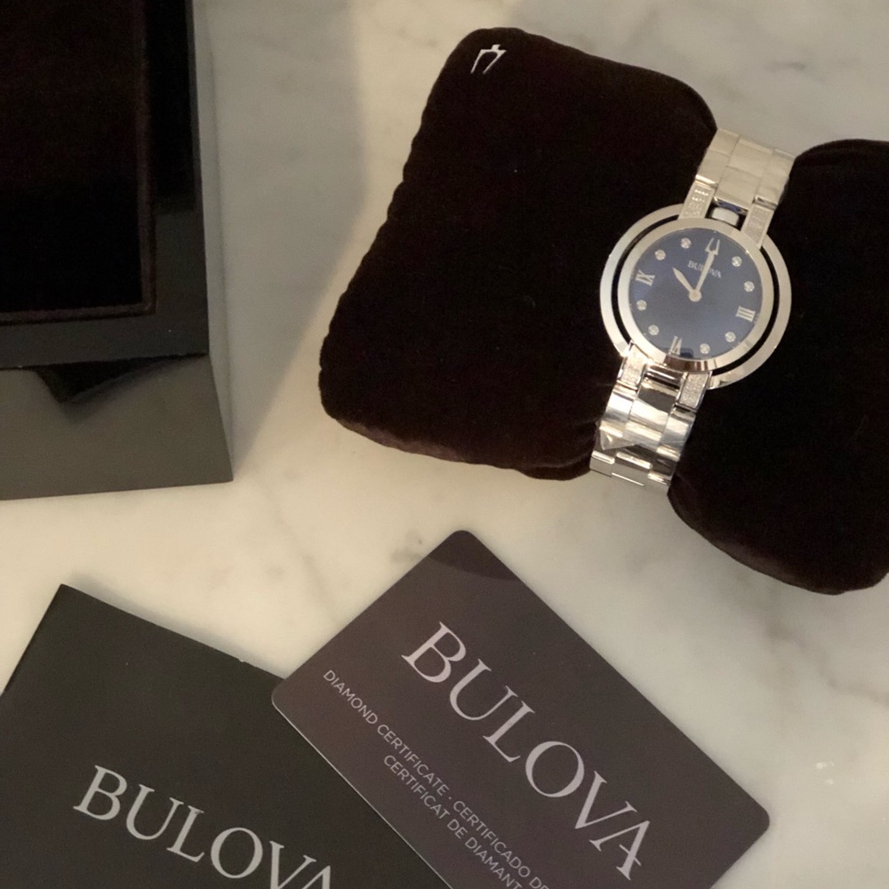BULOVA RUBAIYAT Analog Quartz Silver Watch